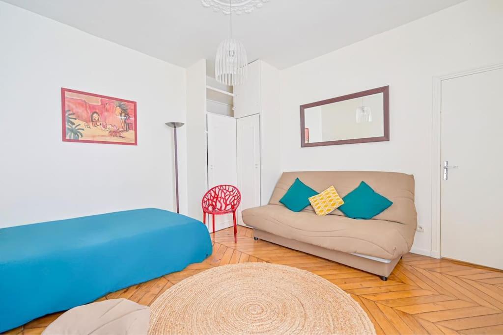 Radiant Flat - Spacious Studio Apartment - Marais Paris Eksteriør billede