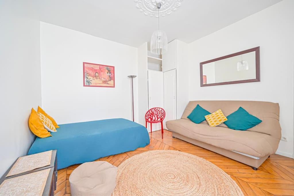 Radiant Flat - Spacious Studio Apartment - Marais Paris Eksteriør billede